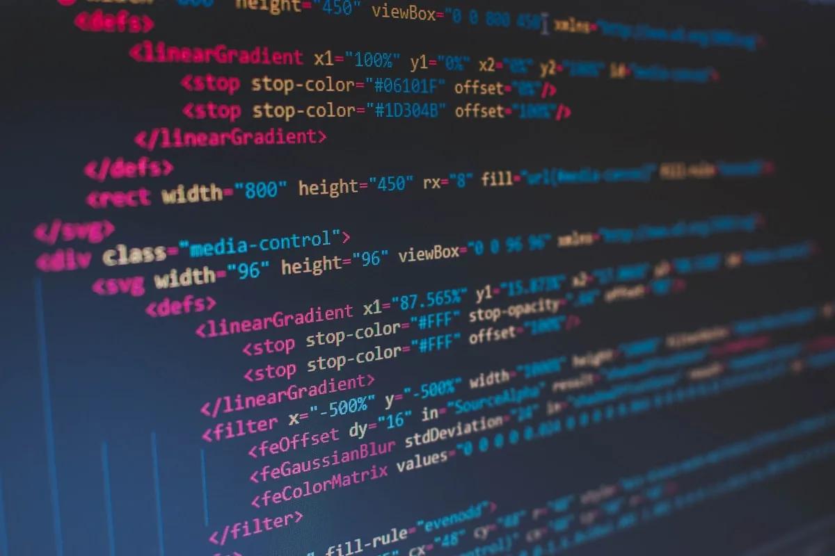 Code on a screen — Upwork proposal template for developers